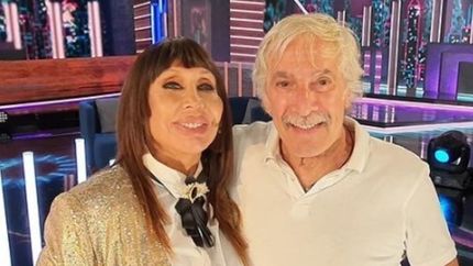 Moria Casán y el Pato Galmarini.