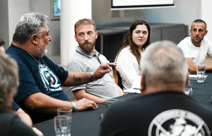 La reunión se hizo en el Salón Eva Perón del Municipio.