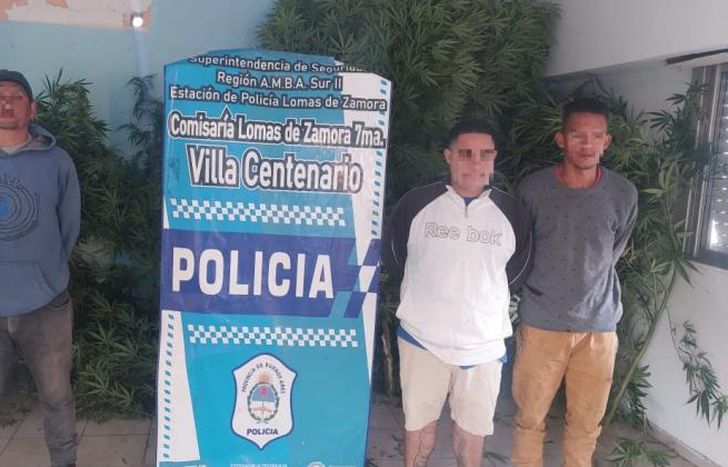 Los detenidos.