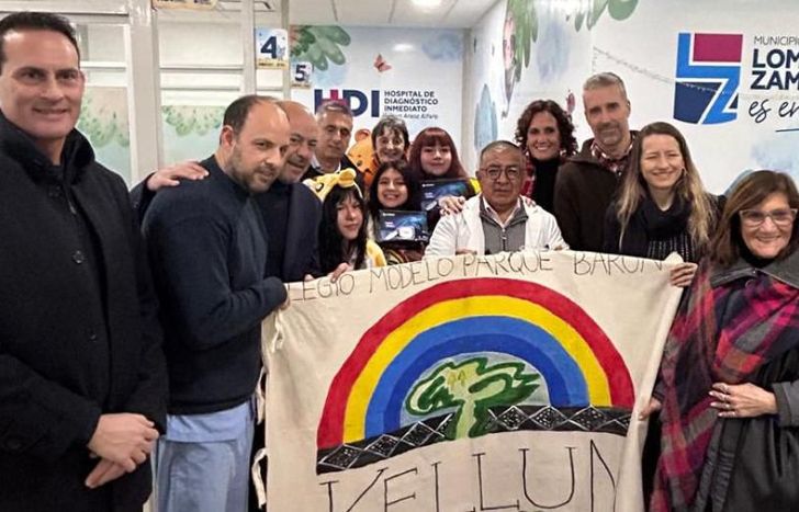 Todos juntos cumpliendo el primero de los objetivos.