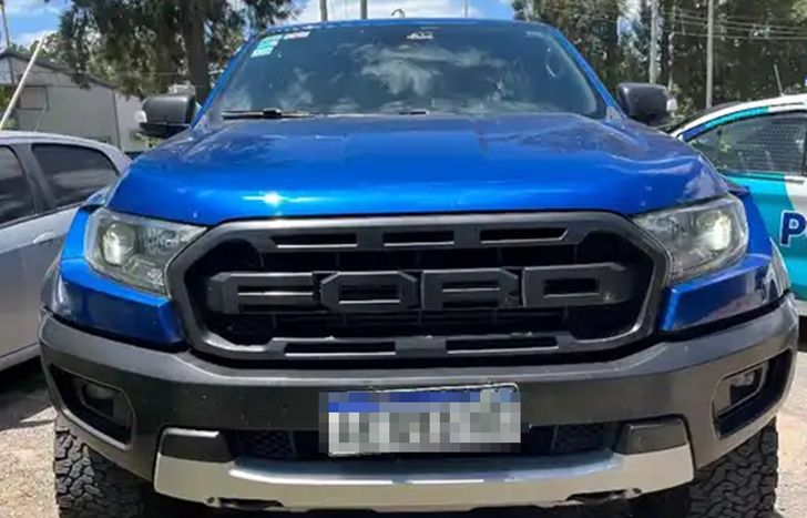 La camioneta había sido robada en Llavallol.