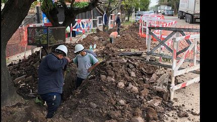 Las tareas arrancaron esta mañana y seguirán hasta el jueves.