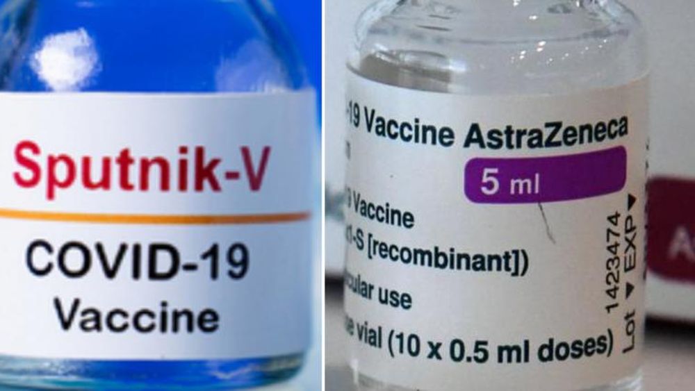 Confirman la seguridad de combinar Sputnik V y AstraZeneca.