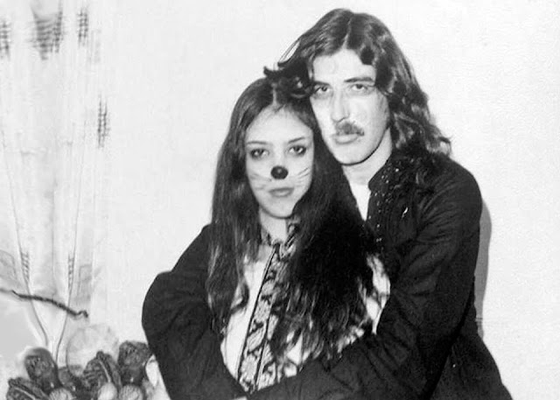 Charly García y Zoca, en otros tiempos. 