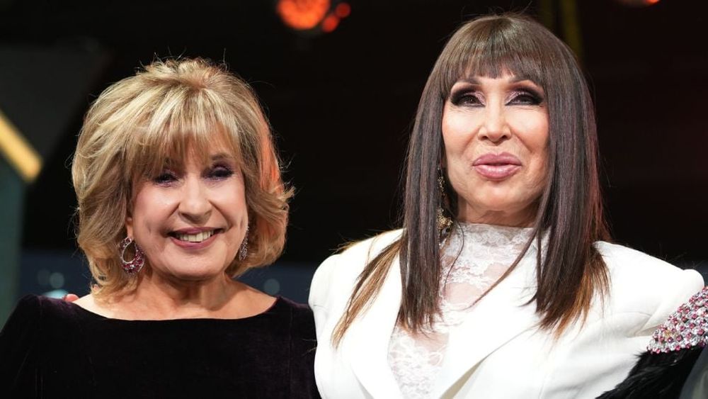 Georgina Barbarossa con Moria Casán. Georgina Barbarossa con Moria Casán.