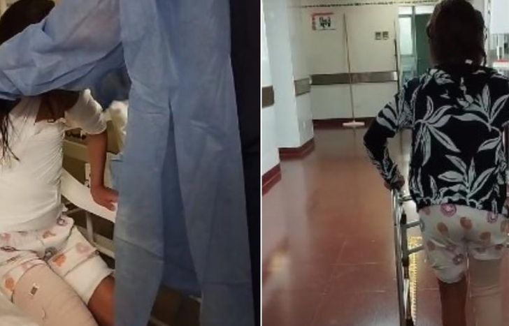 La menor afronta un largo proceso de rehabilitación.