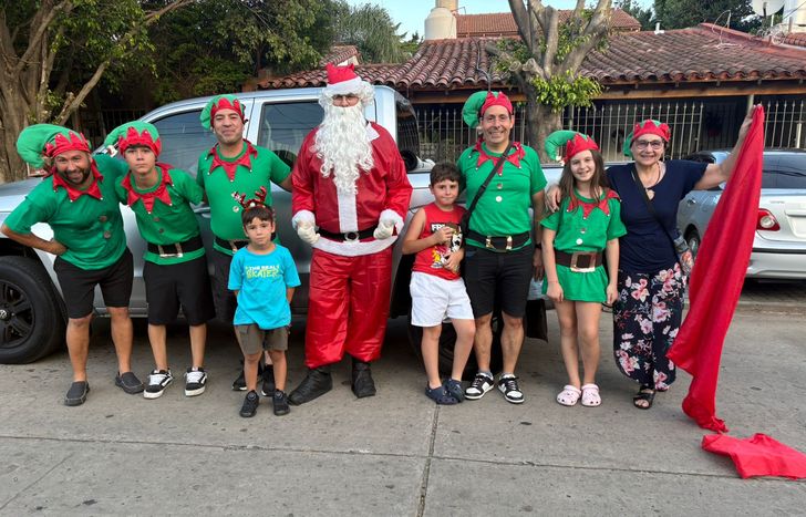 Fue una recorrida más que especial para la carnicera de Laprida, pero logró estar presente.&nbsp;