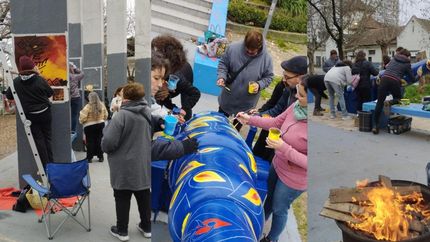 La jornada continuará mañana, a partir de las 14, en la Plaza Tomás Espora.