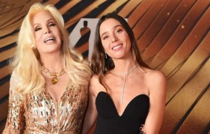 Susana Giménez y nieta Lucía Velasco.