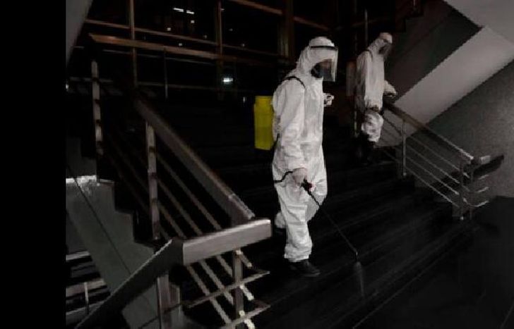 Se realizaron desinfecciones en supermercados.