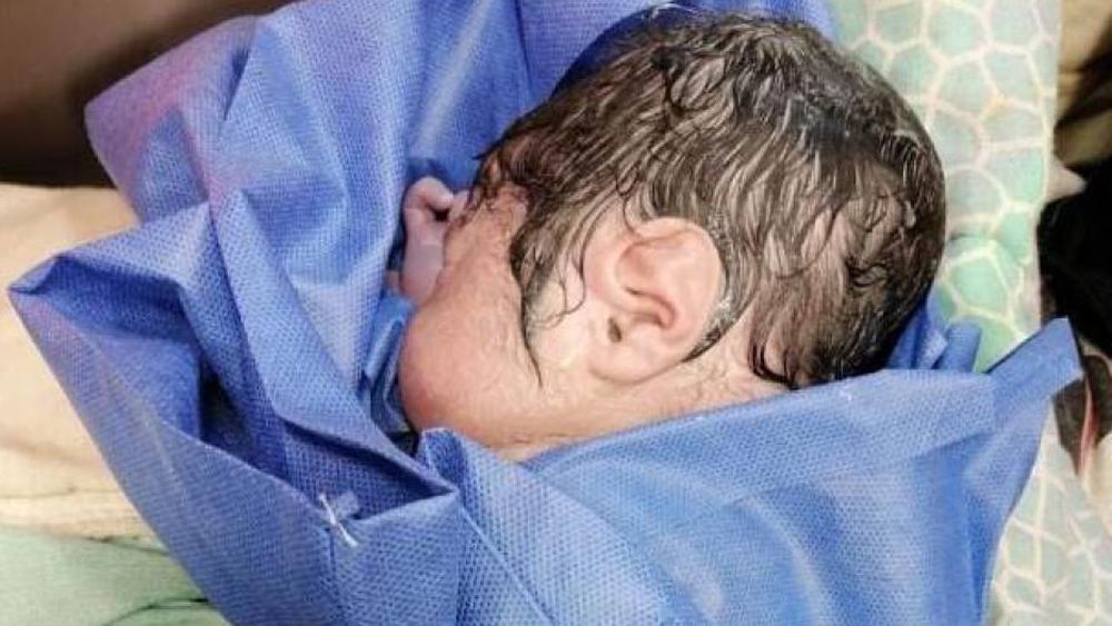 Valentín nació en plena Nochebuena en un módulo policial.