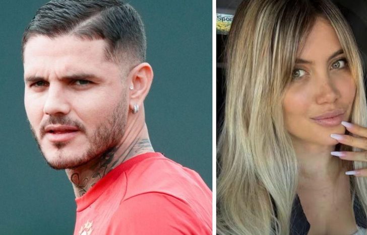 Mauro Icardi contra Wanda Nara.