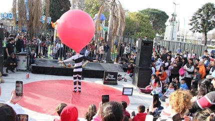 En vacaciones de invierno hicieron shows todos los días en diferentes espacios.