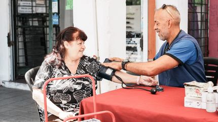 Diario La Unión | La posta de salud estuvo en Fiorito, San José, Lomas, Centenario, Temperley y Parque Barón.