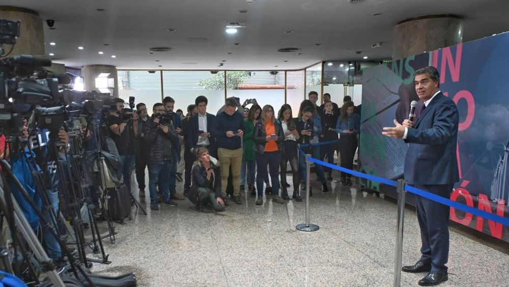 Capitanich habló con la prensa.