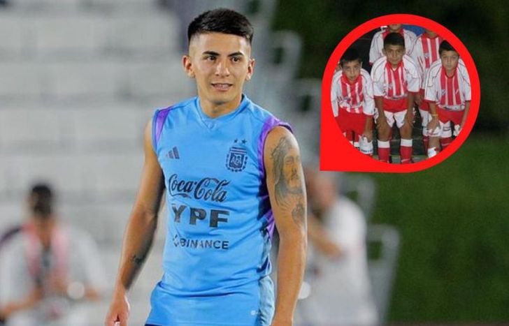 Thiago Almada jugó dos años en el Almafuerte de Lomas.