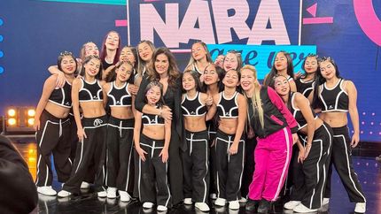 El equipo que viajó hasta Colegiales para mostrar su talento.