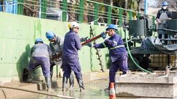 Las obras son coordinadas con el Gobierno de la Provincia.