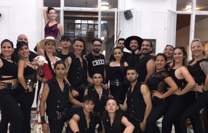 La Tropilla Malambo, en el Teatro.