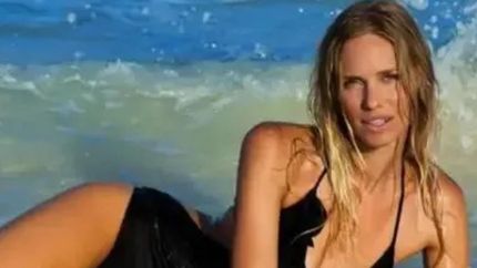 Carola del Bianco, en sus tiempos de modelo.