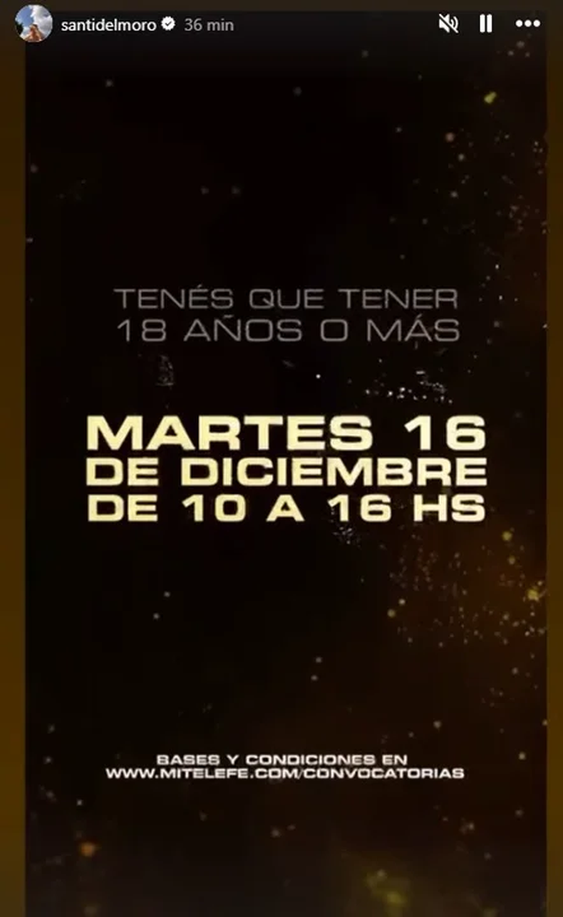 Gran Hermano: Santiago del Moro anunció el casting. 