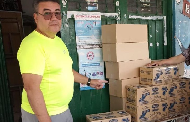 Gracias a la colaboración pueden a ayudar a muchas familias del barrio.