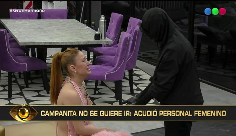 Campanita fue expulsada de Gran Hermano. 