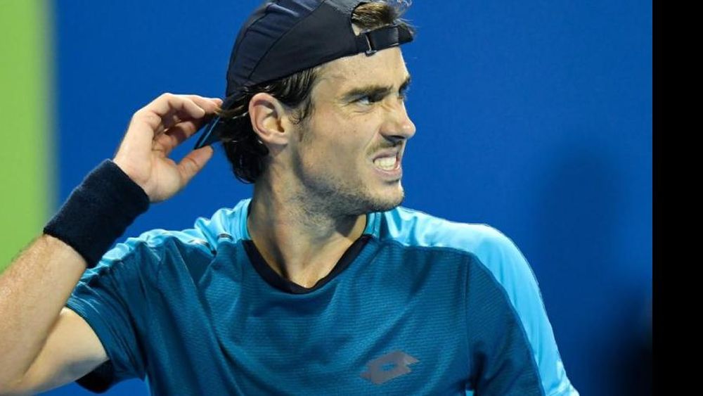 El bahiense no jugó su partido ante Marco Cecchinato.