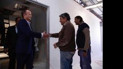 martín destacó que las obras se están realizando con fondos propios.