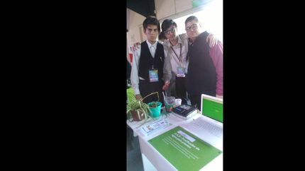 Los estudiantes de 6º año presentes en el evento.