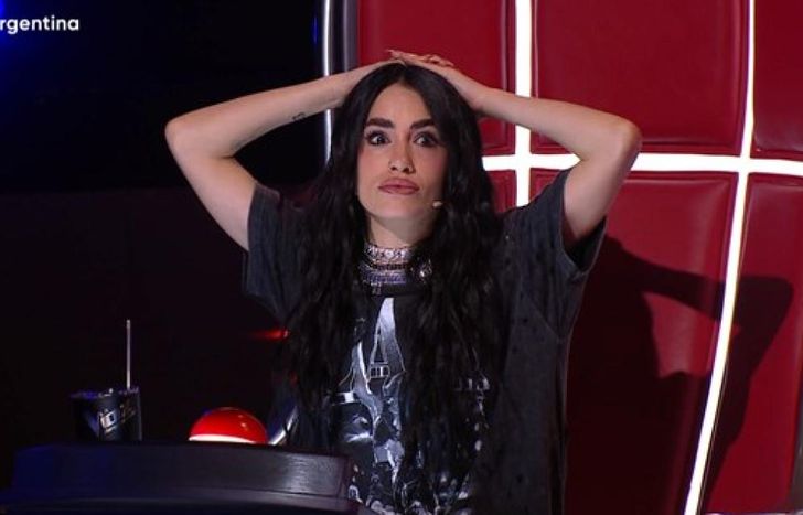 Lali Espósito en La Voz Argentina.