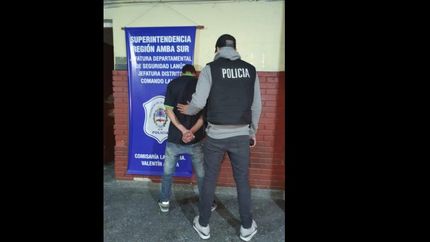 detuvieron a un profugo en alsina