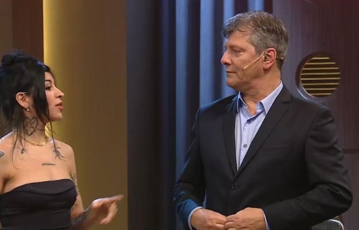 Cazzu y Mario Pergolini.