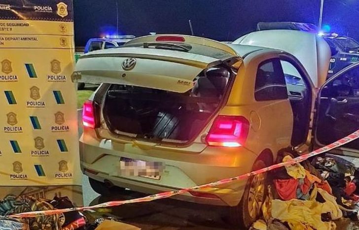 El remis procedente de Lanús, fue capturado en Junín.