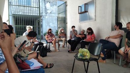 Encuentro en el Espacio para la Memoria (ex Pozo de Banfield).