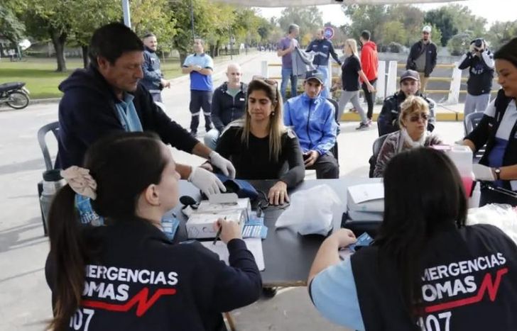 Hace un par de semanas estuvieron en el Parque de Lomas.