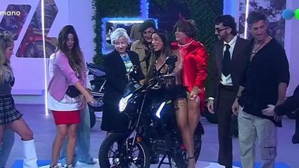 Catalina Gorostidi ganó la moto en Gran Hermano.