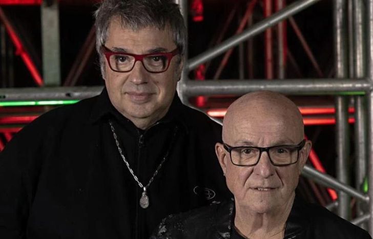 Lito Vitale y Juan Carlos Baglietto, en Lomas de Zamora.