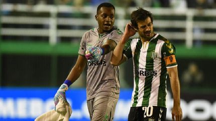 Mauricio Arboleda, tras la eliminación de Banfield, admitió su error en el primer gol de Defensa.