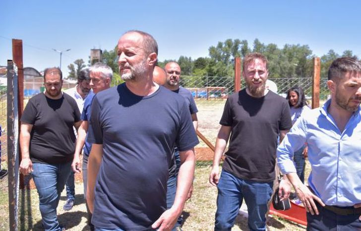 Martin Insaurralde, recorriendo el Parque de Llavallol.