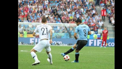 el futbol de francia pudo  mas que la garra charrua