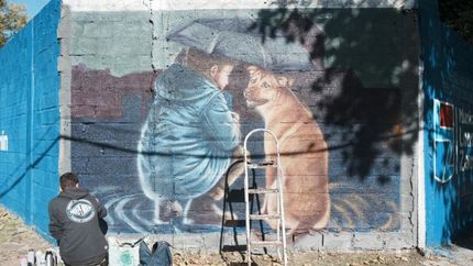 Las obras fueron realizadas por el artista plástico Agustín Strunz.