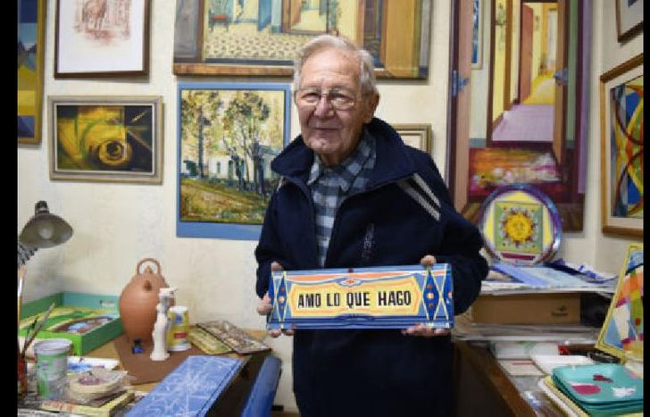 Es un apasionado de su oficio.