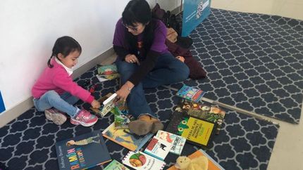 Una labor solidaria que intenta fomentar la lectura en los más chicos.