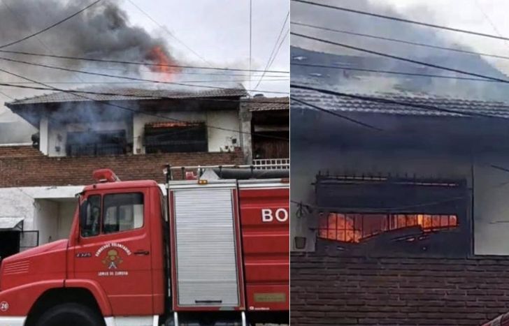 La dueña de la casa perdió todo.