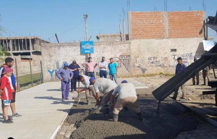 Las obras comenzaron unos días atrás en Santa Catalina 2.