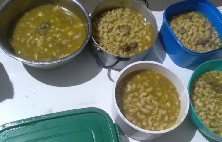 También reciben alimentos.