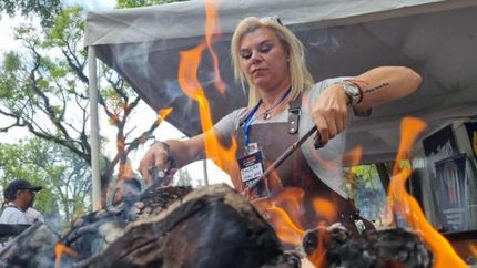 Sandra luchó mucho para conseguir que las mujeres sean reconocidas como parrilleras.