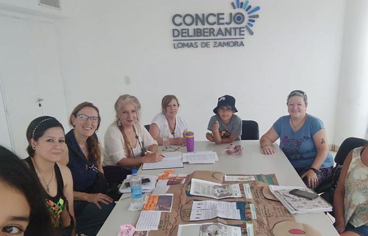 Imágenes de la reunión.