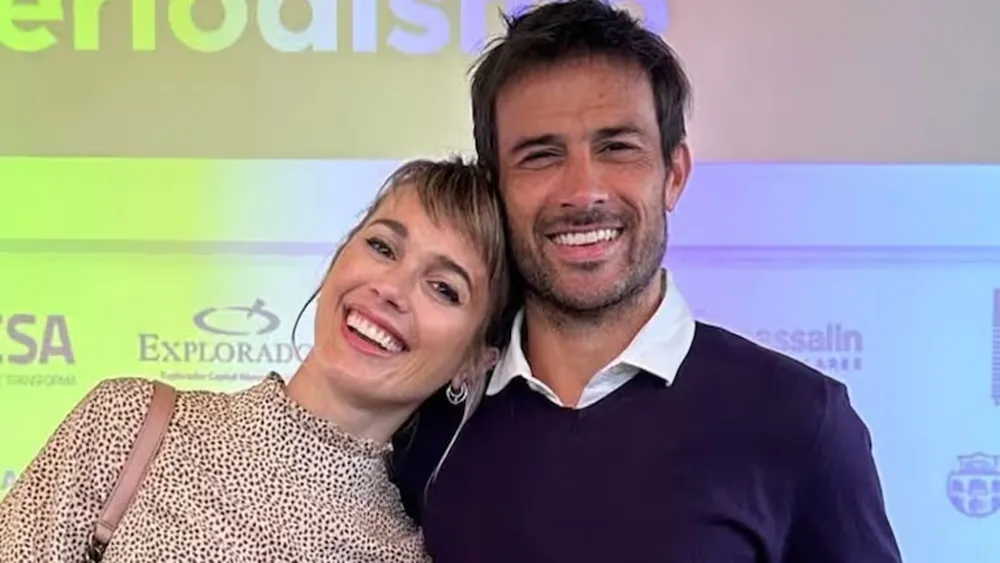 Chechu Bonelli y Darío Cvitanich, en otros tiempos.&nbsp;
